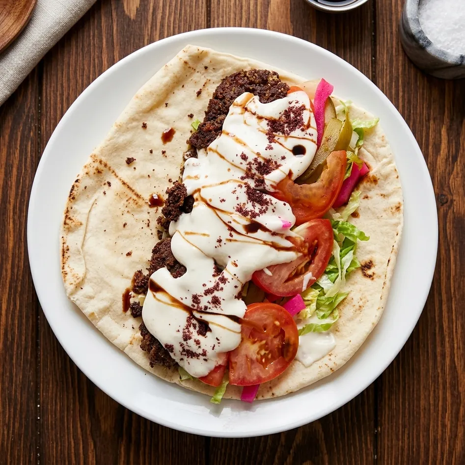 Falafel Pita Wrap — best falafel in Winnipeg, MB